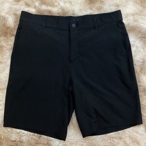 Soybu Mens Performance Golf Shorts Black Size 34 Active Stretch 1727039
